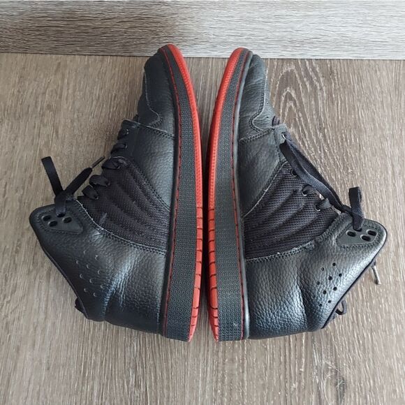 Jordan 1 Flight 4 Premium GS 'Black Gym Red' 828237-006 Size 7Y - Picture 7 of 11